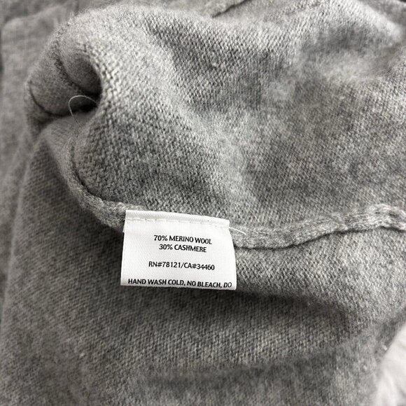 Eileen Fisher Cardigan‎ Sweater Merino Cashmere Blend Shawl Collar Button Up XS - Picture 9 of 12